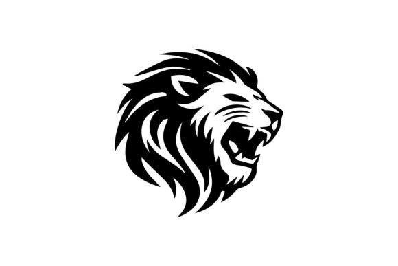 Download Tribal Lion Head Logo Design - Design Collection