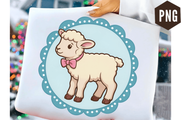 Download Cottage Easter Lamb Clipart PNG Design - Design Collection